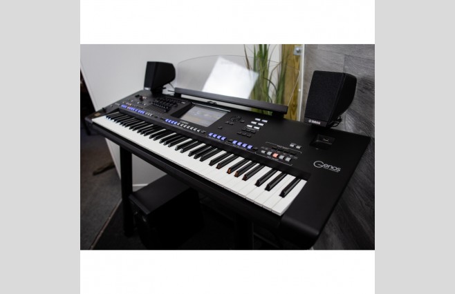 Used Yamaha Genos 76 Note Keyboard & Speakers - Image 5